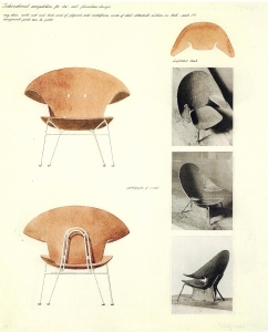 韋格納一生設計超過500張椅子，他的手稿讓人重溫大師藝匠風範
